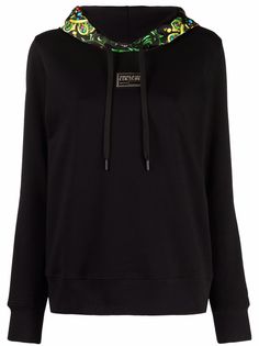 Versace Jeans Couture logo-patch hoodie