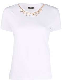 Elisabetta Franchi necklace-detail T-shirt