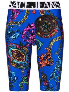 Versace Jeans Couture logo-band bike shorts