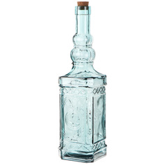 Бутылка декоративная San miguel Miguelete голубая 47 см