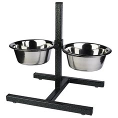 Регулируемая подставка с мисками 2 х 350 мл Ankur