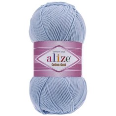 Пряжа для вязания Alize Cotton gold (55% хлопок,45%акрил)ТУ (40), 5 мотков