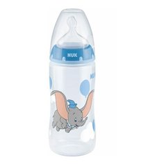 Бутылочка NUK First Choice+ Disney Дамбо пластик 300 мл, соска силикон М 6+
