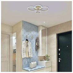 Интерьерная потолочная люстра в современном стиле на 5 ламп с площадью освещения до 16 кв.м. SF7052/5C-SGD-RGB Seven Fires