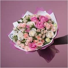 Букет Простоцветы Пудра