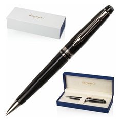 Ручка подарочная шариковая WATERMAN "Expert 3 Black Lacquer CT", черный лак, палладиевое покрытие деталей, синяя, S0951800, 1 шт.