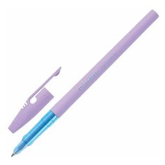 Ручка шариковая STABILO "Liner Pastel", СИНЯЯ, корпус лавандовый, узел 0,7 мм, линия письма 0,3 мм, 808FP1041-6, 7 шт.