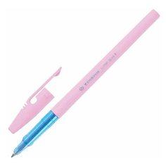 Ручка шариковая STABILO "Liner Pastel", СИНЯЯ, корпус розовый, узел 0,7 мм, линия письма 0,3 мм, 808FP1041-4, 7 шт.