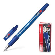 Ручка шариковая STABILO "Exam Grade", СИНЯЯ, корпус синий, узел 0,8 мм, линия письма 0,4 мм, 588/G-41, 2 шт.