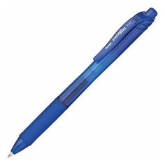 Ручка гелевая автоматическая с грипом PENTEL (Япония) "Energel-X", СИНЯЯ, узел 0,7 мм, линия письма 0,35 мм, BL107-C, 2 шт.