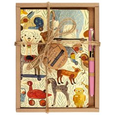 Набор подарочный "МИР ИГРУШЕК" (две тетради BV и ручка) Bruno Visconti