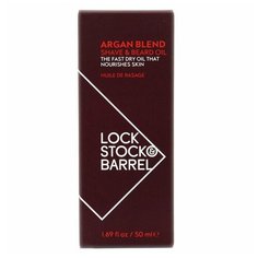 Lock Stock & Barrel универсальное аргановое масло для бритья и ухода за бородой Argan Blend Shave Oil 50 мл