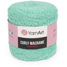 Пряжа YarnArt Curly Macrame 500гр 195м (60% хлопок, 40% вискоза и полиэстер) (775 бирюза) 2 шт