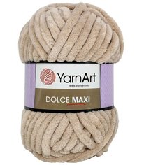 Пряжа YarnArt Dolce Maxi 200гр 70м (100% микрополиэстер) (771 бежевый) 2 шт