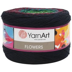 Пряжа YarnArt Flowers 250гр 1000м (55% хлопок, 45% полиакрил) (266 секционный) 2 шт