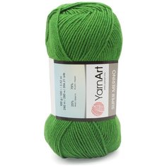 Пряжа YarnArt Super Merino 100гр 300м (25% шерсть, 75% акрил) (6574 зеленый) 5 шт