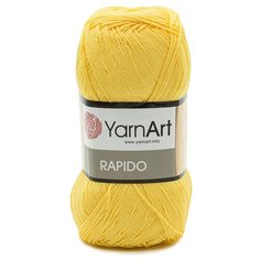 Пряжа YarnArt Rapido 100гр 350м (100% микрофибра акрил) (690 желтый) 5 шт