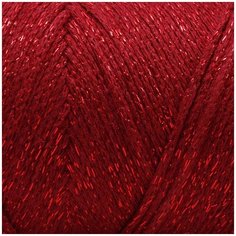 Пряжа YarnArt Macrame cotton Lurex 250гр 205м (75% хлопок, 13% полиэстер, 12% металлик) (739 красный) 4 шт