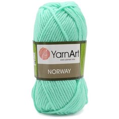 Пряжа YarnArt Norway 100гр 105м (100% акрил) (841 мятный) 5 шт