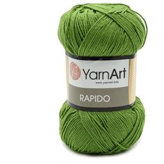 Пряжа YarnArt Rapido 100гр 350м (100% микрофибра акрил) (674 зеленый) 5 шт