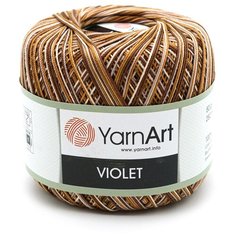 Пряжа YarnArt Violet Melange 50гр 282м (100% мерсеризированный хлопок) (506 меланж) 6 мотков