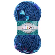 Пряжа ALIZE Superlana Maxi Flower 100гр. 80м. (25%шерсть, 70%акрил, 5%п/а) (5318) 5 шт