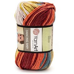 Пряжа YarnArt Dancing Baby 100гр 250м (100% премиум акрил) (829 секционный) 5 шт