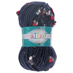 Пряжа ALIZE Superlana Maxi Flower 100гр. 80м. (25%шерсть, 70%акрил, 5%п/а) (5300) 5 шт