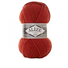 Пряжа ALIZE Superlana maxi 100гр. 100м. (75% акрил, 25%шерсть) ТУ (36 терракот) 5 шт