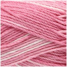 Пряжа из Троицка Калинка 100гр. 130м. (20% хлопок, 30% вискоза, 50% акрил) (7126 принт) 5 мотков Троицкая камвольная фабрика