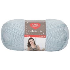 Пряжа Red Heart Mohair Mix 50гр 270м (10% мохер, 10% шерсть, 80% акрил) (00471 королевский мятный) 10 шт