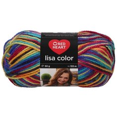 Пряжа Red Heart Lisa Color 50гр 133м (100% акрил) (02131 Африка) 10 шт