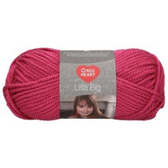 Пряжа Red Heart Lisa Big 200гр 120м (100% акрил) (00136 розовый) 5 шт
