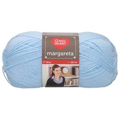 Пряжа Red Heart Margareta 50гр 257м (100% акрил) (01107 св.-голубой) 10 шт