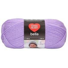 Пряжа Red Heart Bella 100гр 300м (100% акрил) (00825 лиловый) 10 шт