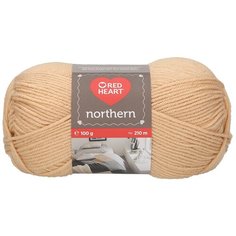 Пряжа Red Heart Northern 100гр 210м (100% акрил) (08293 льняной) 5 шт