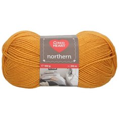 Пряжа Red Heart Northern 100гр 210м (100% акрил) (08415 горчичный) 5 шт