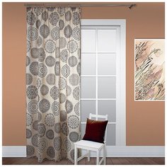 Портьера на ленте Nadzejka "Тату"-2, коричневый