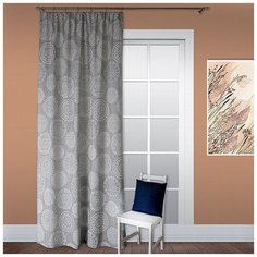 Портьера на ленте Nadzejka "Тату"-3, серый