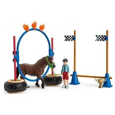 Игровой набор Schleich для скачек с пони 42482