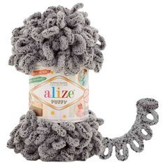 Пряжа Alize Puffy 100г 9м (100% микрополиэстер) (535 коала) 5 мотков