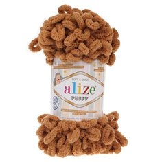 Пряжа Alize Puffy 100г 9м (100% микрополиэстер) (179 терракот) 5 мотков
