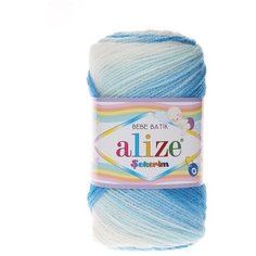 Пряжа ALIZE SEKERIM BATIK 100гр. 320м (100% акрил) (2130 секционный), 5 мотков