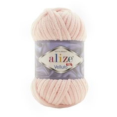 Пряжа Alize Velluto 100гр. 68м. (100% микрополиэстер) (340 пудра) 5 шт