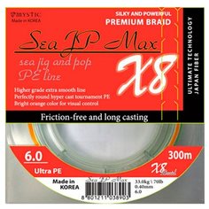 Шнур Sea JP Max X8 300м (MSJPM8X30060 (300 м 0,4мм) ) Mystic