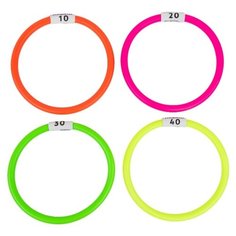 4 кольца водных утяжеленных разноцветных NABAIJI X Декатлон Decathlon