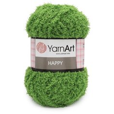 Пряжа YarnArt Happy 100гр 175м (100% микрополиэстер) (779 травяной) 4 шт