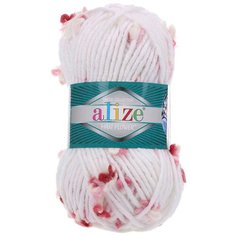 Пряжа ALIZE Superlana Maxi Flower 100гр. 80м. (25%шерсть, 70%акрил, 5%п/а) (5302) 5 шт