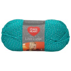 Пряжа Red Heart Lisa Lurex 50гр 133м (97% акрил, 3% полиэстер) (00013 изумруд) 10 шт