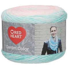Пряжа для вязания Red Heart Denim color 150гр 340м (100% акрил) (00004 лилия) 3 мотка